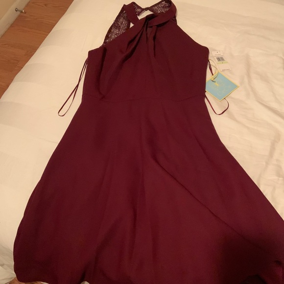 Burgundy Dress - Picture 4 of 5